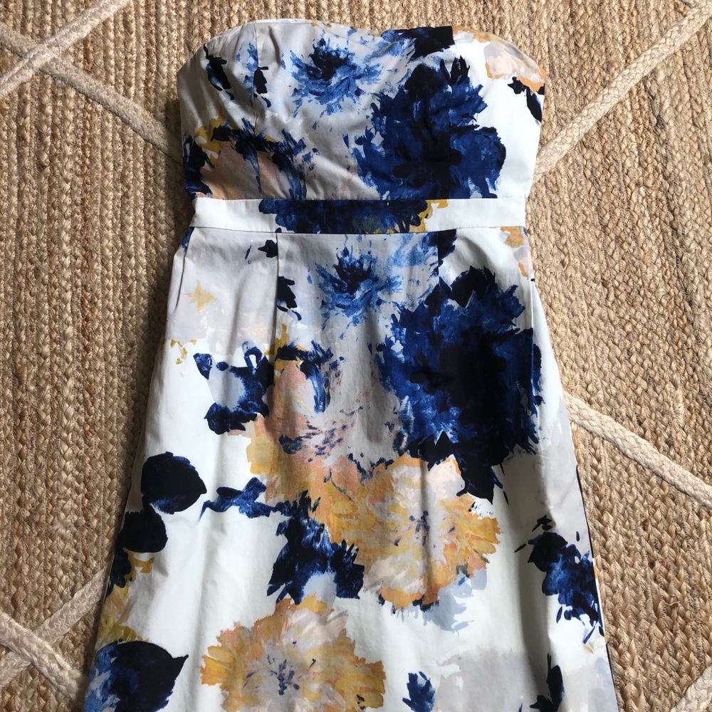 Strapless summer dress